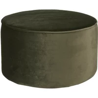 Ronde velours poef Woood Sara