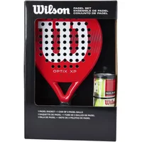 Kit Pack padel Wilson Optix XP Vermelho
