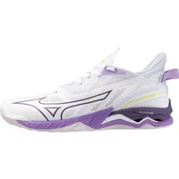 Mizuno Wave Mirage 5 Femme Blanc Violet Chaussures indoor femme Mizuno Wave Mirage
