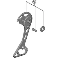 Velo Store - UK External rear derailleur plate assembly Shimano RD-RX812 | Extra 10% off with Subscription, Postage £16.79 to UK Fedex.