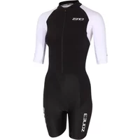 Women's long distance short sleeve tri-function suit with full zip Zone3 Lava