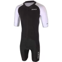 Aerodynamic short-sleeved long-distance full-zip jumpsuit Zone3 Lava