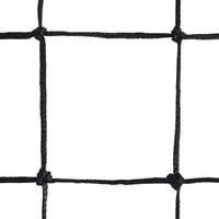 Filet Volleyball Training 9,50x1M PE geflochten 3mm einfache Masche 100 Stahlseil Emdé