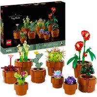 Miniatuurplanten bouwset iconen Lego