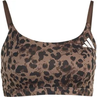 Vrouwenbeha adidas Optime Essentials 3-Stripes Leopard