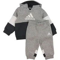 Trainingsanzug aus Molton mit farbigem Block Kinder adidas