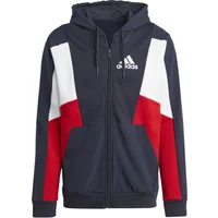 Sweatshirt sudadera con capucha y cremallera adidas Essentials Colorblock