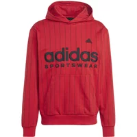 Sweatshirt à capuche molleton à fines rayures adidas