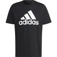 adidas Essentials Single Jersey Big Logo Tee Men 2XL Black / White