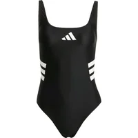 Einteiliger Badeanzug mit U-Rücken für Damen adidas 3-Stripes
