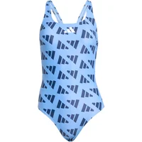 Badpak met V-rug en grafisch logo voor dames adidas