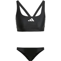 Maillot de bain 2 pièces dos en V femme adidas 3-Stripes