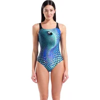 Dames zwempak uit 1 stuk Arena Peacock Pro Back