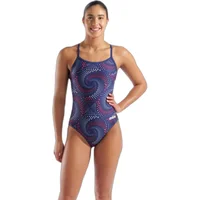 Maillot de bain 1 pièce femme Arena Fireflow Lightdrop Back