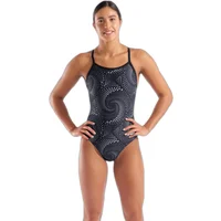 Dames zwempak uit 1 stuk Arena Fireflow Lightdrop Back