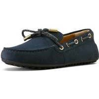 Women's Margot Driving Moc Shoes in Navy Suede Premium Full-Grain Leather, Size: 5.5 B / Medium by Ariat