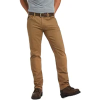 Men's Rebar M7 DuraStretch Made Tough Straight Pant in Field Khaki Cotton/Spandex, Size: 33 X 34 by Ariat