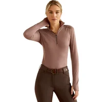 Women's mid zip riding top Ariat Cheviot