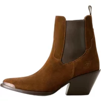 Women's Shiloh Bootie in Dark Ginger Suede, Size: 5.5 B / Medium by Ariat