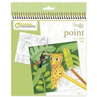 Kinder-Notizblock graffy point - jungle Avenue Mandarine