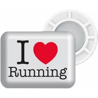 Magnetic bib holders Bibbits I love Running