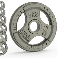 Disque de musculation olympiques en fonte Body Revolution 5kg (x2)