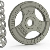 Olympische gietijzeren halterschijven Body Revolution 10kg (x2)