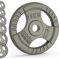 Olympische gietijzeren halterschijven Body Revolution 15kg (x2)