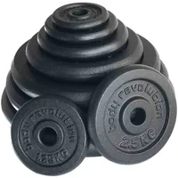 Gusseiserne Muskelscheibe Body Revolution 2,25kg (x2)