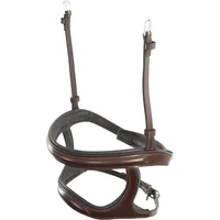 Double leather horse noseband BR Equitation