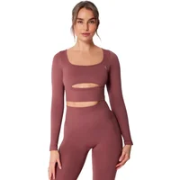 Top a maniche lunghe senza cuciture donna Carpatree Dopamine Buzz