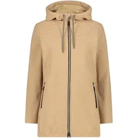 Jacquard-Muster Kapuzensweatshirt Damen CMP Knit-Tech Hybrid