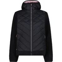 Women's hooded hybrid puffer jacket CMP