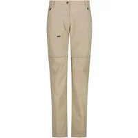 Pantaloni da trekking stretch con cerniera e tasche cargo donna CMP