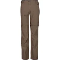 Pantalon de randonnée stretch à fermeture éclair avec poches cargo femme CMP
