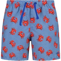 Striped Crab Print Swim Shorts Child CMP