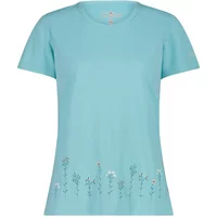 Damen-Piqué-Print-Shirt vorne CMP