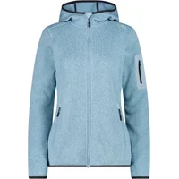 Polaire à capuche épaisse en maille chinée femme CMP Knit-Tech
