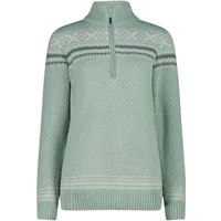 Sudadera con media cremallera mujer CMP Wooltech