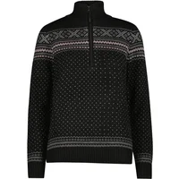 Damen Pulli mit halbem Reißverschluss CMP Wooltech