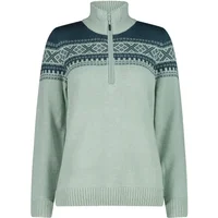 Pull half zip femme CMP Wooltech