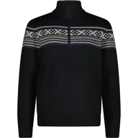 Pull en tricot col zippé CMP Wooltech