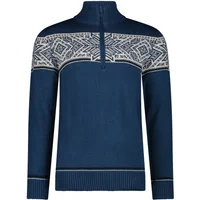Maglia con collo a zip CMP Wooltech