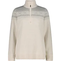 Pull 1/2 zip de punto mujer CMP