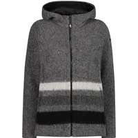 Women's zipped wooltech hoodie CMP
