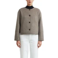 Chaqueta reversible con bufanda extraíble mujer COMMA