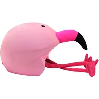 Kinder Fahrradhelm überzug Coolcasc Animals Flamingo