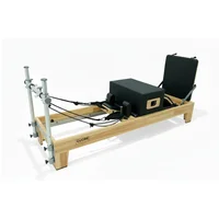 Reformer pilates en bois de chêne massif Cuore Pilates Advance Semi-Tower