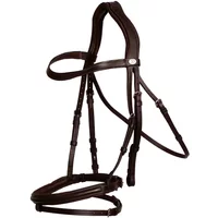 Combination leather horse noseband Dy'on Flash