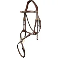 Anatomical crossed noseband riding bridle Dy'on